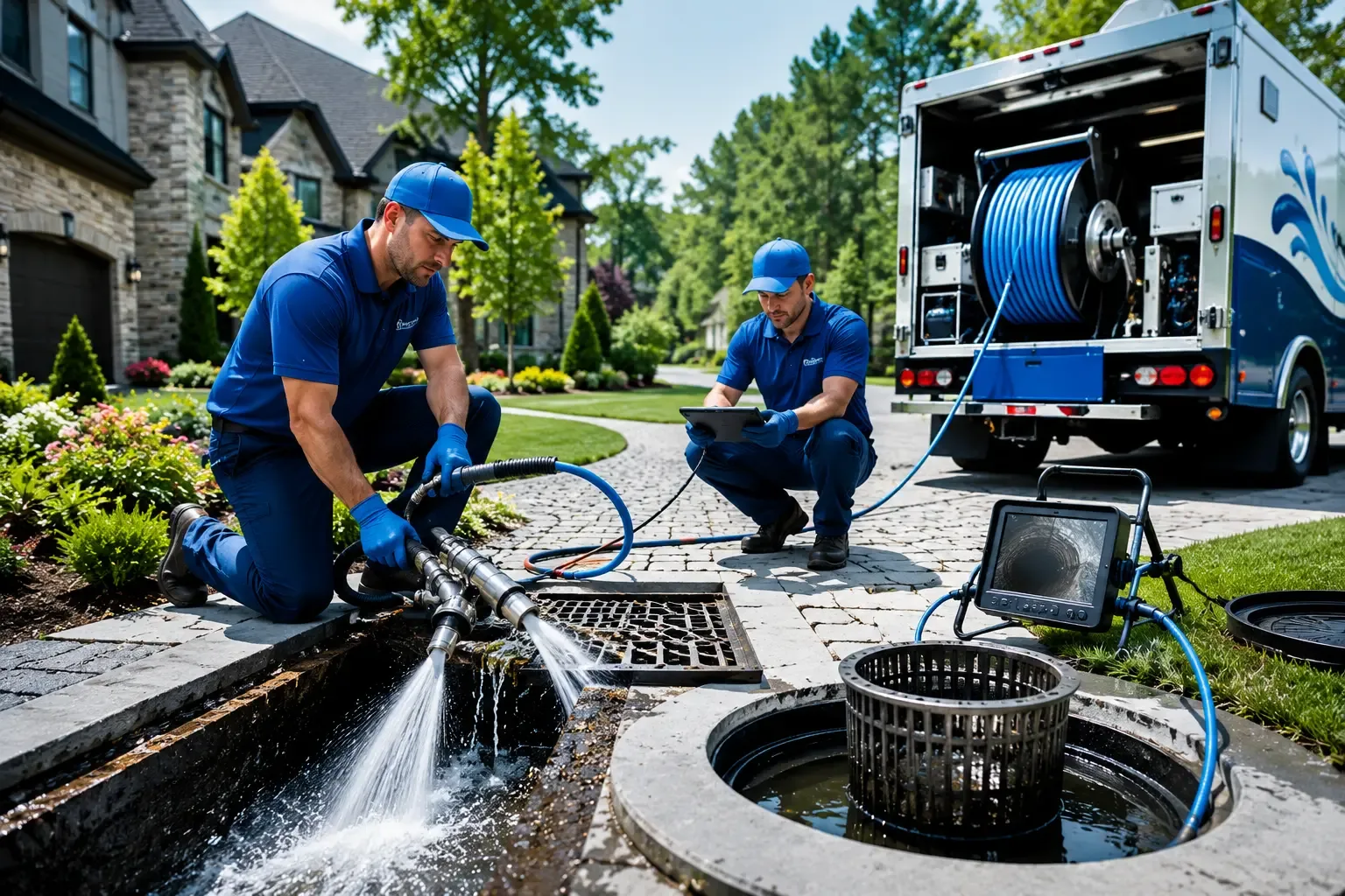 Local outdoor drain cleaning professionals in Waves, NC